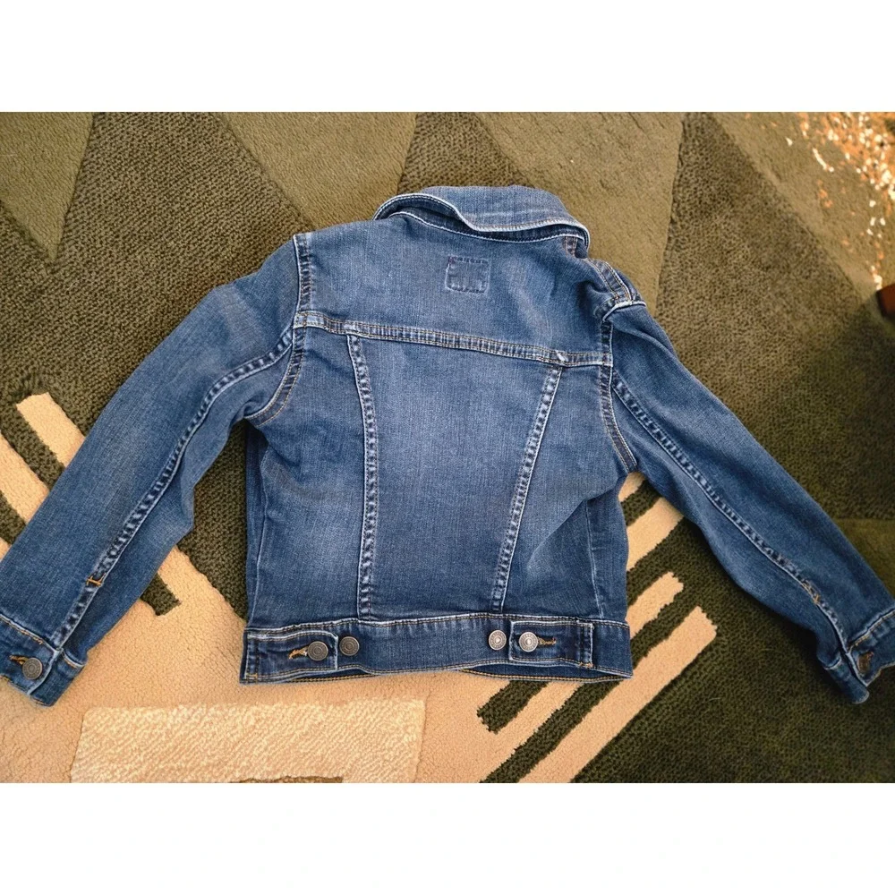 Polo Ralph Lauren Kids Denim Jean Jacket Size 9 Blue Authentic snap Front - Picture 6 of 6